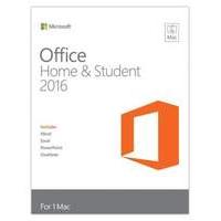 Office Mac Home Student 2016 English Eurozone Medialess