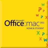 Office for Mac Home and Student 2011 Licence Card 1 User