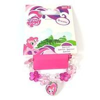 Official Licensed My Little Pony Pink Flower And Heart Charm Bracelet
