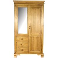 Ogee Pine Wardrobe - Combi 2 Doors 3 Drawers