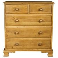 ogee pine chest of drawer 2 over 3 drawers