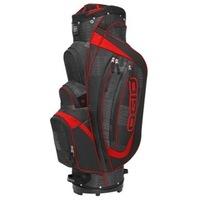 ogio shredder cart bag charcoalblackred