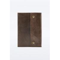 Oh Snap Brown Leather Notebook, BROWN