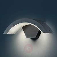 ohio led outdoor wall light anthracite