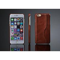 Oil Wax Pattern Genuine Leather Back Cover for iPhone 6S Plus/6 Plus