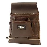 Oil Tan Rolson Single Pouch 8 Pocket Tool Belt