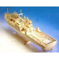 oil rig support vessel matchstick model construction craft ship kit 