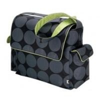 oioi messenger bag grey lining dots