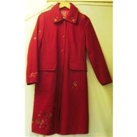 oilily coat size 38 m red oilily red smart jacket coat