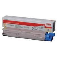 oki 45862814 yellow original high capacity toner cartridge