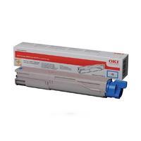 oki 45862839 cyan original standard capacity toner cartridge