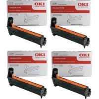 OKI 4387002 (BK/C/M/Y) Original Black & Colour Drum Unit Multipack