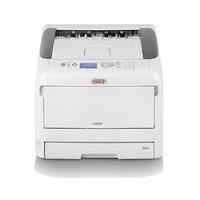 OKI C823n - Printer - colour - optional - LED - A3 - 1200 x 600 dpi - up to 23 ppm (mono) / up to 23 ppm (colour) - capacity: 400 sheets - USB 2.0, Gi