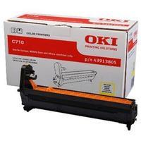 oki 43913805 yellow drum unit