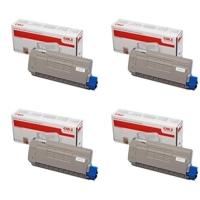 Oki B/C/M/Y Toner Value Pack