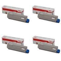 Oki B/C/M/Y Toner Value Pack