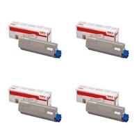 Oki B/C/M/Y Toner Value Pack