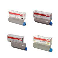 oki 46508712 toner value pack bcmy