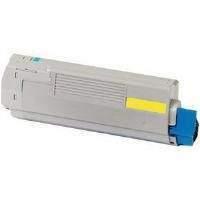 OKI Yellow Toner Cartridge for C822 A3 Colour Printers (Yield 7300 Pages)