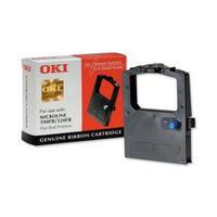 oki nylon ribbon cassette black for ml 320390 flat bed dot matrix