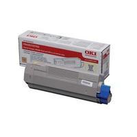 oki yellow toner cartridge yield 2 000 pages for c5650c5750 colour