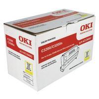 oki c3200 yellow replacement imaging drum 42126662