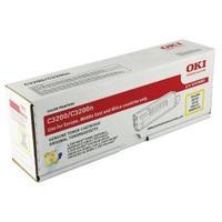 Oki C3200 Standard Yield Yellow Toner Cartridge 43034805