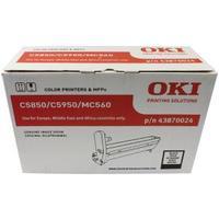 Oki C5850 Black Image Drum 43870024