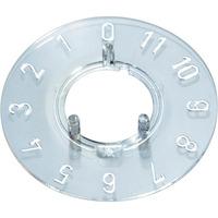 OKW A 44 16 049 Numbered Dial For Round/Wing Knob Ø16mm-0-11 (30°)...