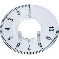 OKW A 44 23 060 Numbered Dial For Round Knob Ø23mm-1-10 (270°) Tra...