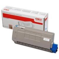 Oki C711 Laser Toner Cartridge Page Life 11000pp Cyan Ref 44318607