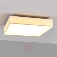 Oka  white LED ceiling light made of fabric
