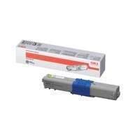OKI Yellow Toner Cartridge for C510/C511/C530 A4 Colour Laser Printers (Yield 5000 Pages)