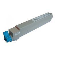 oki 43837131 cyan remanufactured toner cartridge