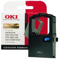 OKI 09002303 Original Black Fabric Ribbon Cartridge