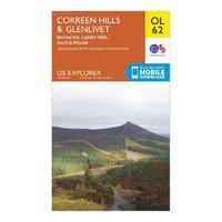 OL 62 Explorer Coreen Hills & Glenlivet Map