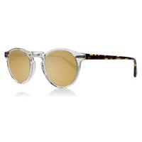 oliver peoples gregory peck sun sunglasses buff dark brown tortoise 14 ...