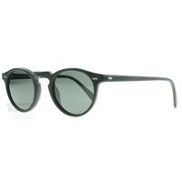 Oliver Peoples Gregory Peck Sun Sunglasses Semi Matte Black 1031P2 Polariserade