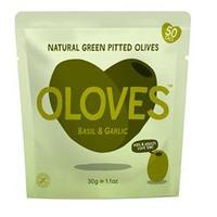 OLOVES Basil & Garlic Olives 30g