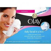 Olay Daily Facial In a Box for Normal / Dry Skin - Pack of 30 Cloths