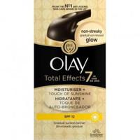 olay total effects 7 in 1 moisturiser touch of sunshine spf 12 pack of ...