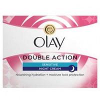 Olay Double Action Sensitive Night Cream - Pack of 50ml