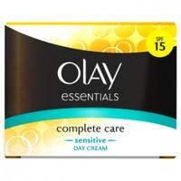 Olay Complete 24-Hour Hydration SPF 15 Vitamins B3, E and Pro-V B5 Day Cream for Sensitive Skin SPF 15 - Pack of 50ml