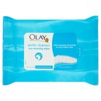 Olay Gentle Cleansers Wet Cleansing Wipes for Normal / Dry / Combination Skin - Pack of 20 Wipes