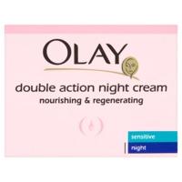 Olay Essentials Double Action Night Cream for Sensitive Skin