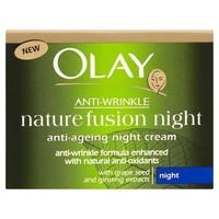 olay anti wrinkle nature fusion moisturiser night cream
