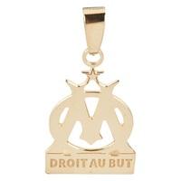 Olympique de Marseille Crest Gold Pendant, Gold