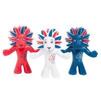 olympic mascots team gb figurine pack of 3