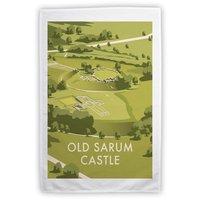 Old Sarum Castle Tea Towel