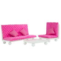 Olivias Little World Doll Furniture Pink Lounge Set